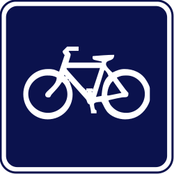 Voie cyclable.